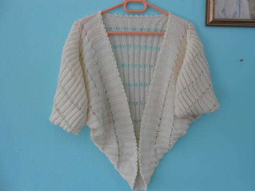 Vintage Cream Bolero (Fits size small to large)